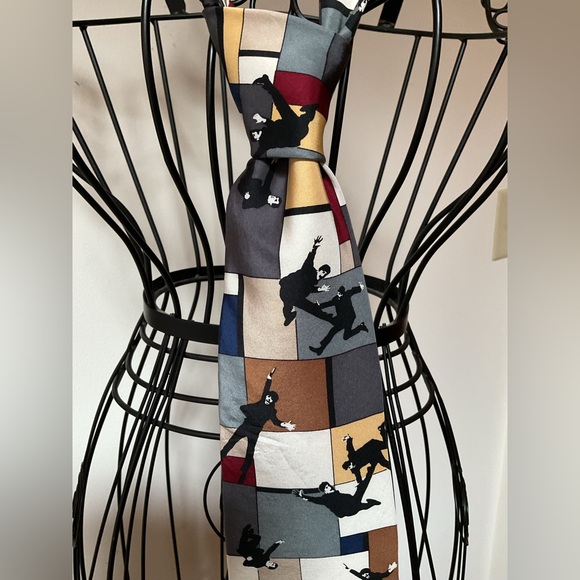 Fun vintage silk tie for the Beatles - Picture 6 of 6